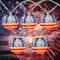 4th of July Decorations Lights, 8.5Ft American Flag Lantern String Lights with 10 Lantern Lights